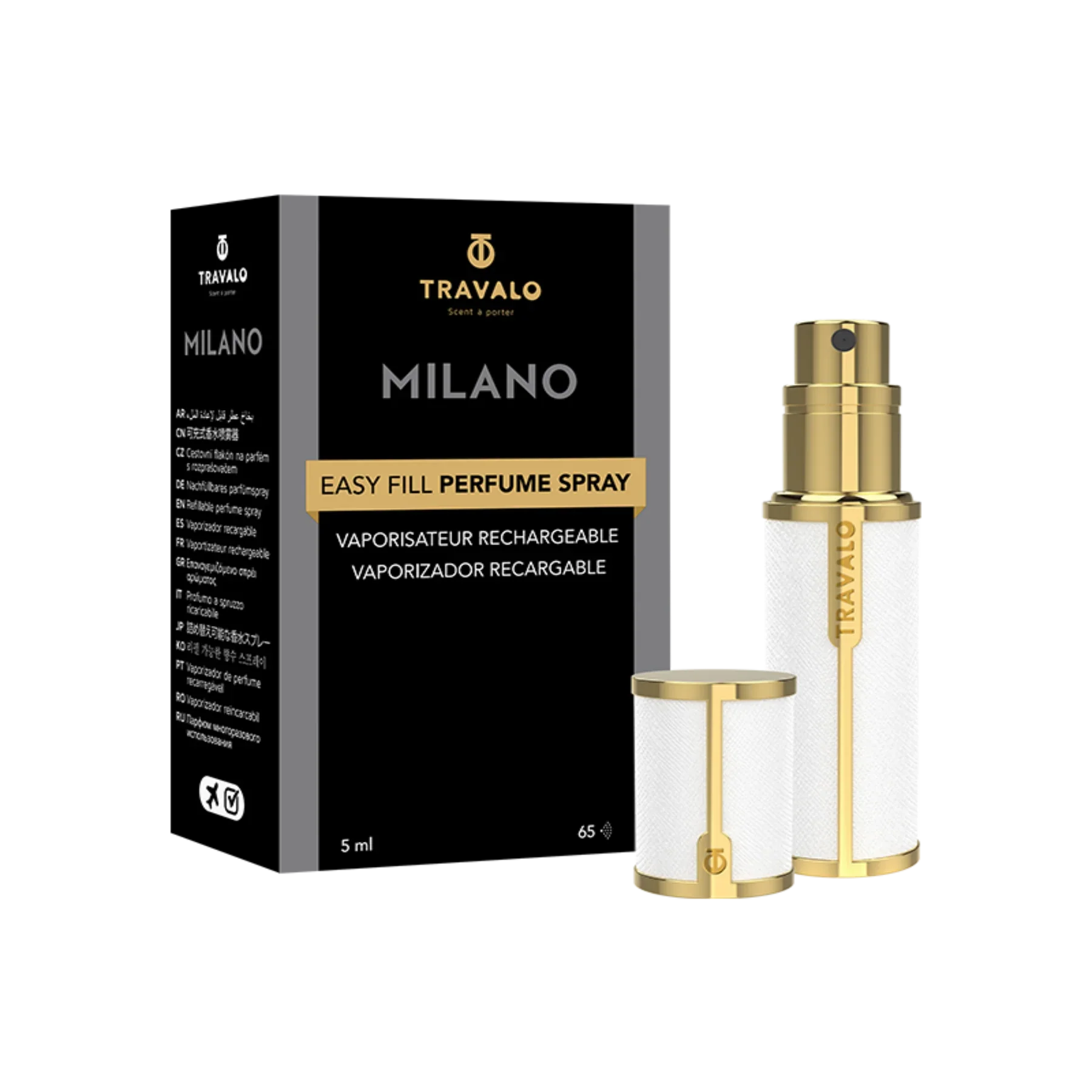 Travalo - Milano White 5ml Atomiser - Image 2